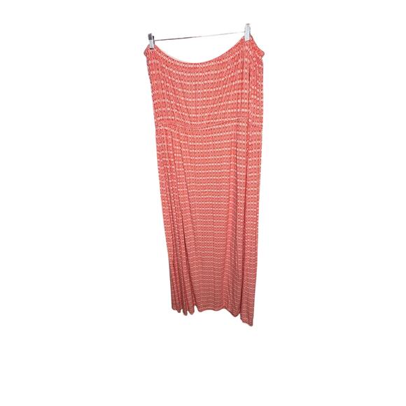 Old Navy Dresses & Skirts - OLD NAVY STRAPLESS TUBE MAXI SUNDRESS DRESS ORANGE AND WHITE SIZE 4XL